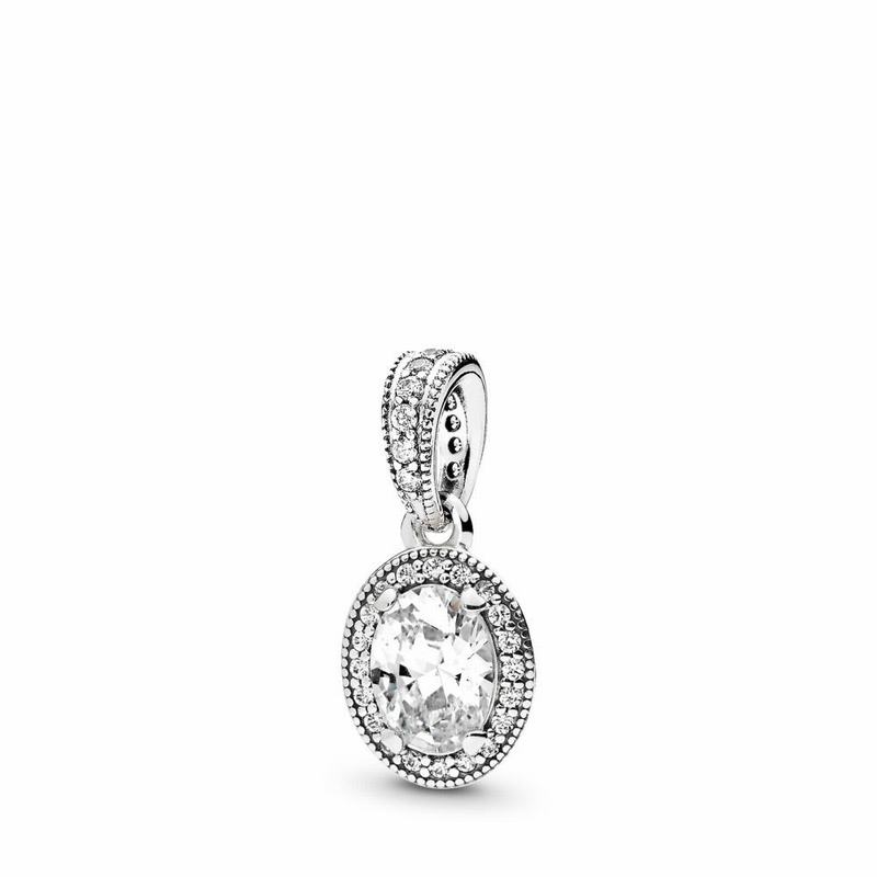 Pandora Australia Vintage Elegance Pendant - Sterling Silver | TRHKUY917